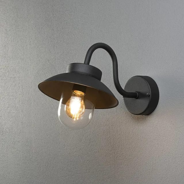 Gnosjö Konstsmide AL Wandleuchte Vega Mini schwarz 417-750