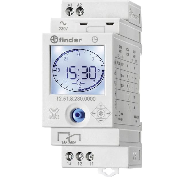 Finder Zeitschaltuhr 1W,16A,230V 12.51.8.230.0000