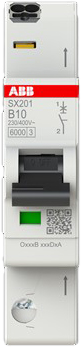 ABB Stotz S&amp;J Sicherungsautomat 6kA, 10A, 1P SX201-B10