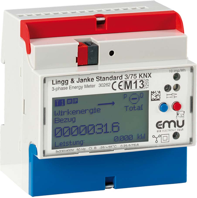 Lingg&amp;Janke Energiezähler Standard KNX REG 3-P EZ-EMU-DSTD-D-REG-FW