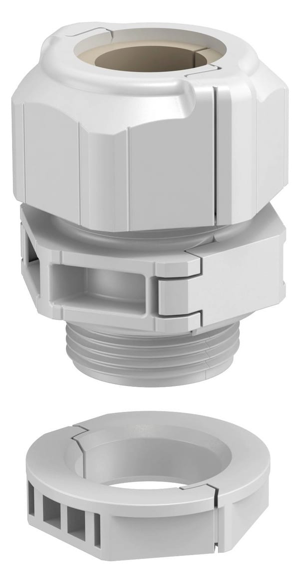 OBO Bettermann Vertr Kabelverschraubung teilbar, mit Gegenm. V-TEC TB25 11-13