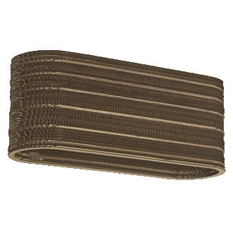 LEDVANCE Decor Cardboard Oval Ceiling 3XE27 Brown - 4058075837348