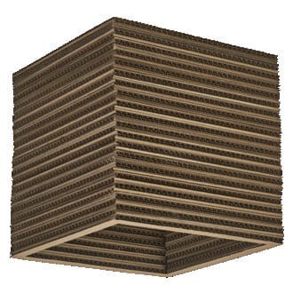 LEDVANCE Decor Cardboard Square Ceiling E27 Brown - 4058075837409
