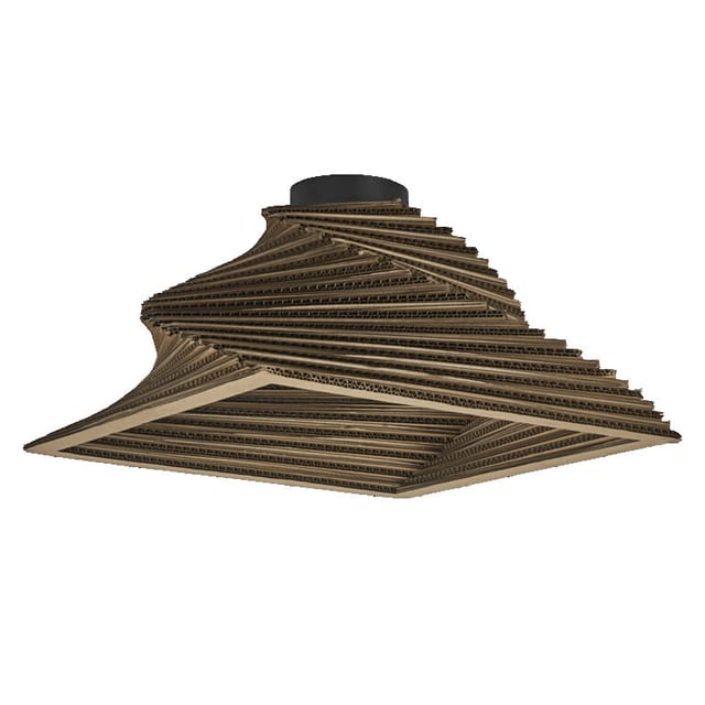 LEDVANCE Decor Cardboard Square Ceiling Turn E27 Brown - 4058075837461