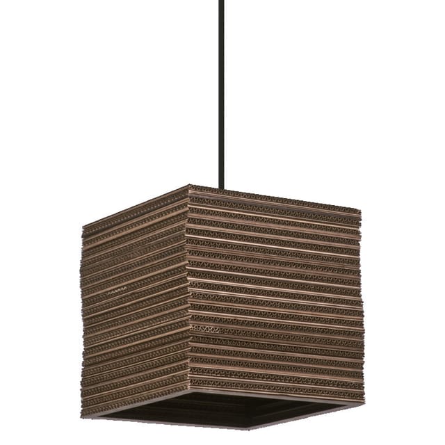 LEDVANCE Decor Cardboard Square Pendant E27 Brown - 4058075837362