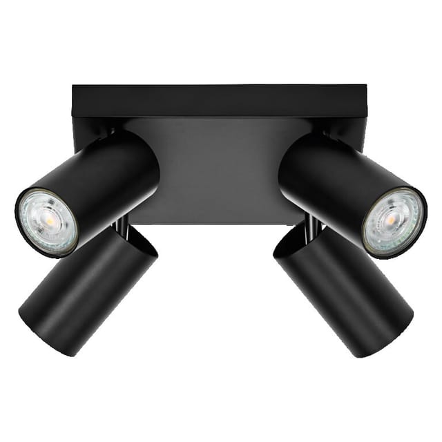 LEDVANCE LED SPOT OCTAGON BLACK Plate 4x3.4W 927 DIM - 4058075828520