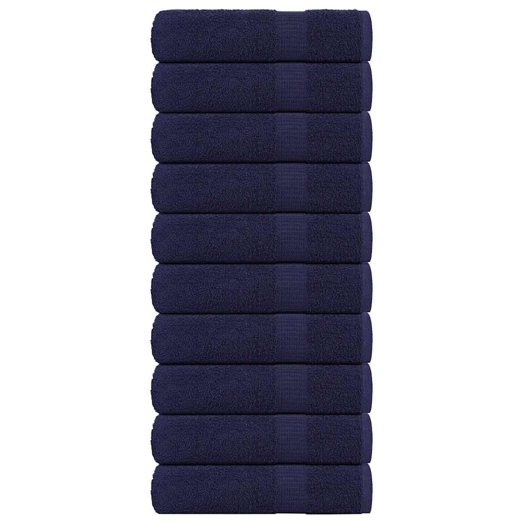 Badetücher 10 Stk. Marineblau 100x150cm 360 G/m² 100% Baumwolle Vidaxl