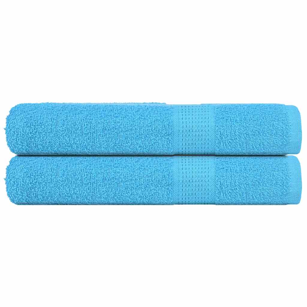 Saunatücher 2 Stk. Türkis 80x200 Cm 360 G/m² 100% Baumwolle Vidaxl