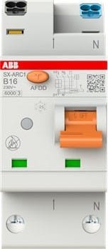 ABB Stotz S&amp;J Fehlerlichtbogen-Schutz 6kA 1P+N, 2TE + LS SX-ARC1 B16 - 2CSA255908R9165