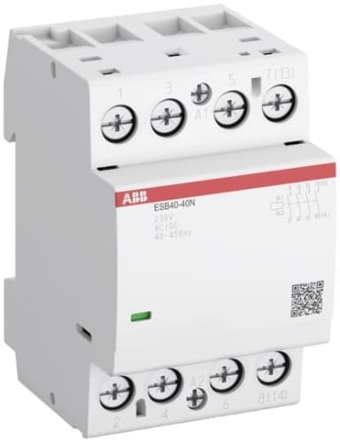 ABB Stotz S&amp;J Installationsschütz 40A 24V AC/DC ESB40-40N-01 R0140 - 1SAE341111R0140