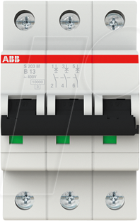 ABB Stotz S&amp;J Sicherungsautomat 10kA 13A B 3p S203M-B13 - 2CDS273001R0135