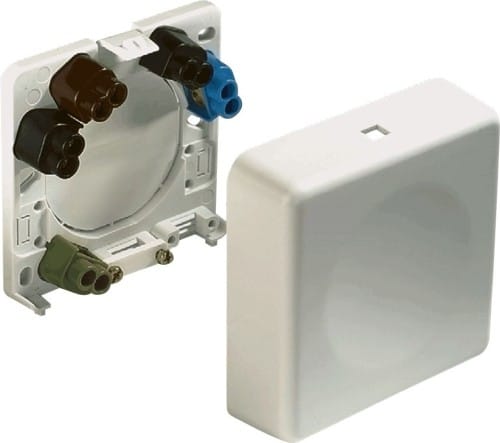 ABL Geräteanschluss-Dose AP 5x6/Doppelklemmen 2505 - 2505010