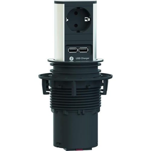 Bachmann Steckdosen Elevator 1xSchutz.,2xUSB 928.017 - 928017