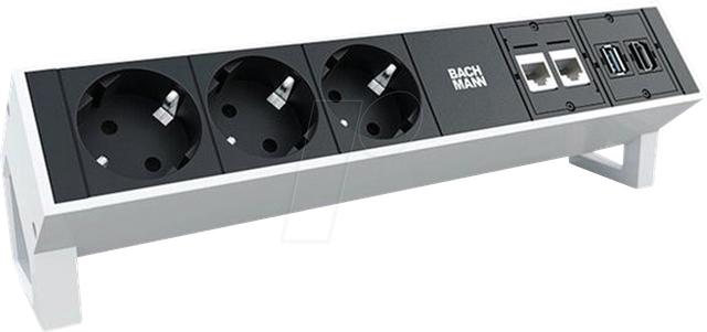 Bachmann Steckdoseneinheit 3xSchutzk.1xUSB 902.302 - 902302