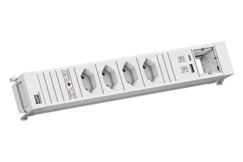 Bachmann Steckdosenleiste 4xCH 0° 1xCM 1xUSB 916.722 - 916722