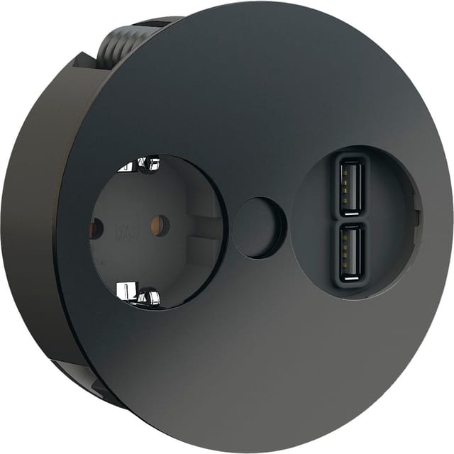 Bachmann TWIST Steckdosenleiste 1xCEE7/3 1xUSB Char. 931.131 - 931131