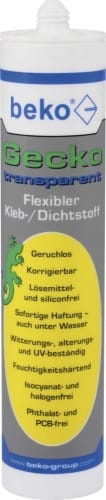 Beko Gecko Kleb-/Dichtstoff 310ml HybridP.transp 2453100 - 2453100