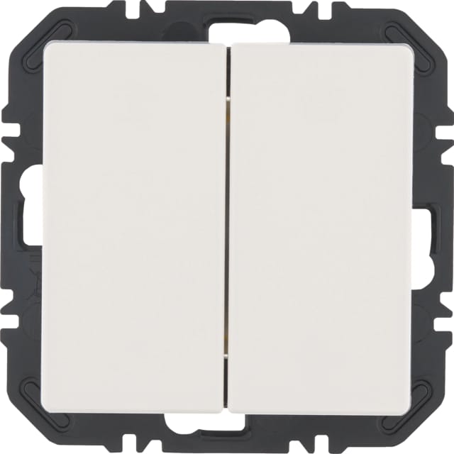 Berker Enocean Wippe 2fach Q.x, pws. samt 24126189W - 24126189W