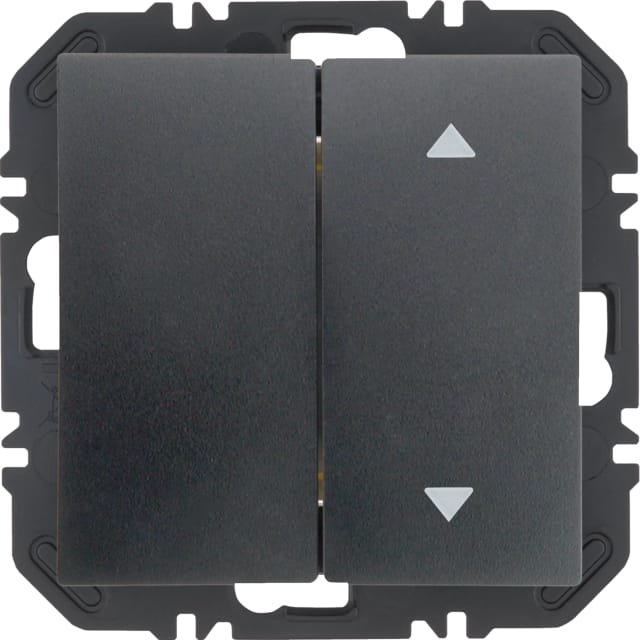 Berker Enocean Wippe 2fach S.1, anthrazit matt 24128306W - 24128306W