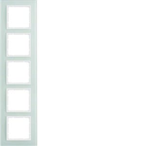 Berker Rahmen 5f. pws senkrecht/waagerecht 10156909 - 10156909