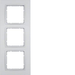 Berker Rahmen alu/matt 3fach 10136424 - 10136424