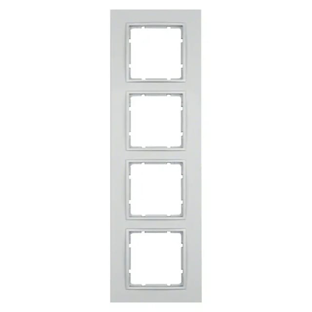Berker Rahmen Alu/matt 4fach 10146424 - 10146424