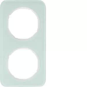 Berker Rahmen Glas/pows 2fach 10122109 - 10122109