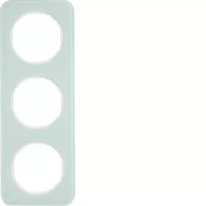 Berker Rahmen Glas/pows 3fach 10132109 - 10132109