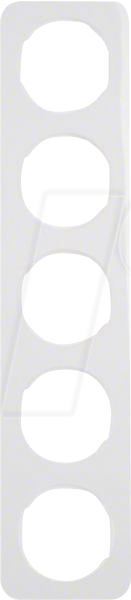 Berker Rahmen pows/gl 5fach 10152189 - 10152189