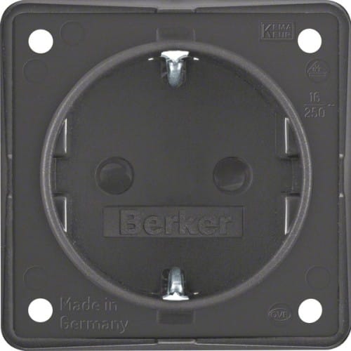 Berker Schuko-Steckd.anth m.Steckklemmen 947792505 - 947792505