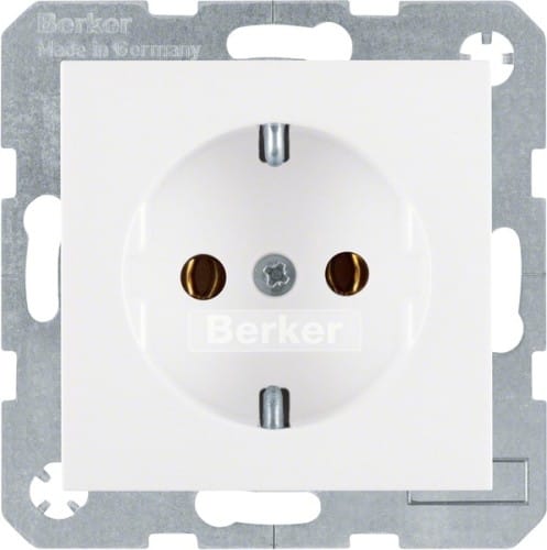 Berker Schuko-Steckdose pws matt 41431909 - 41431909