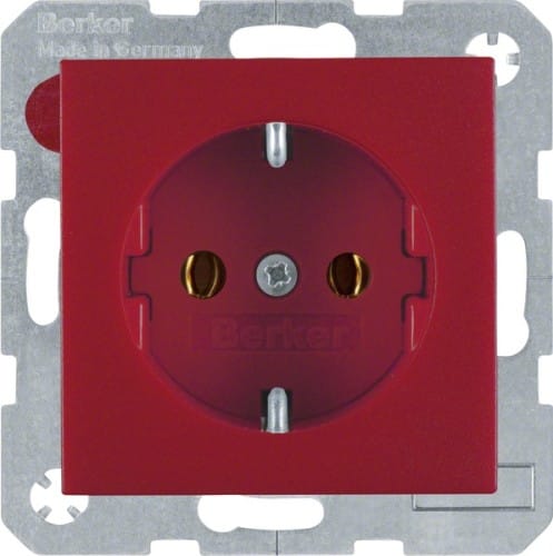 Berker Schuko-Steckdose rt 1-fach 47431912 - 47431912
