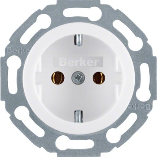 Berker Steckdose pws/gl 1-fach 414520 - 414520