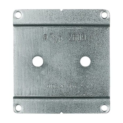 Busch-Jaeger Montageplatte 1-fach 2609 WS - 2CKA001716A0042