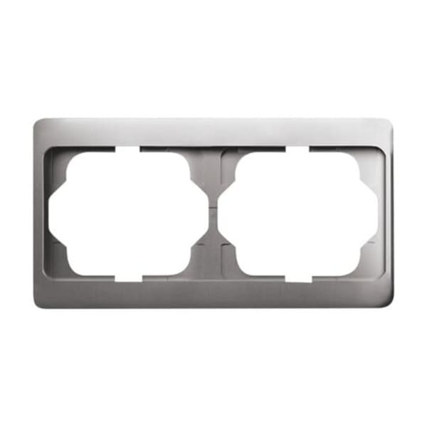 Busch-Jaeger Rahmen 2-fach platin, waager.alpha 1722 KA-20 - 2CKA001754A4374