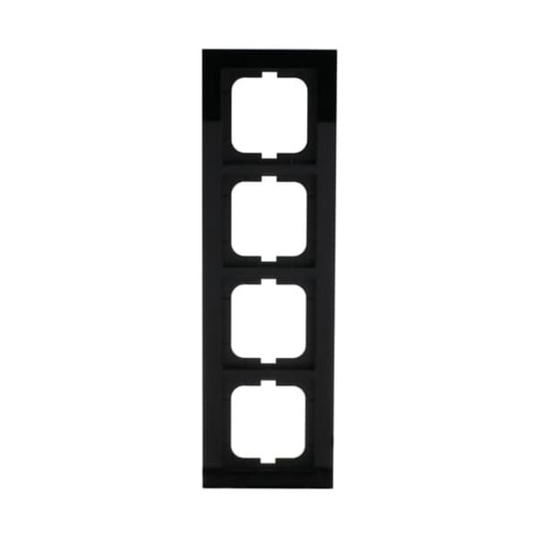 Busch-Jaeger Rahmen 4-fach schwarz 1724-281 - 2CKA001754A4412