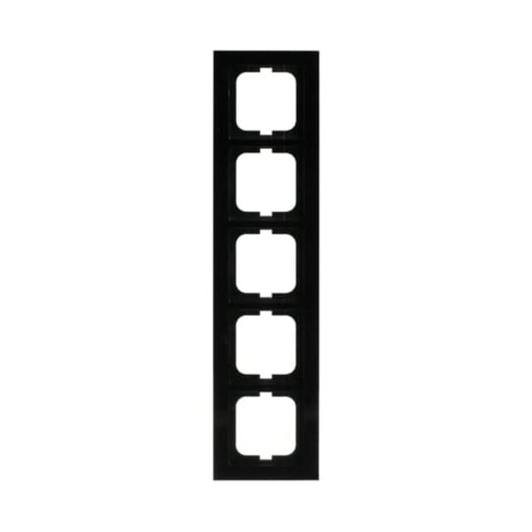 Busch-Jaeger Rahmen 5-fach schwarz 1725-281 - 2CKA001754A4413