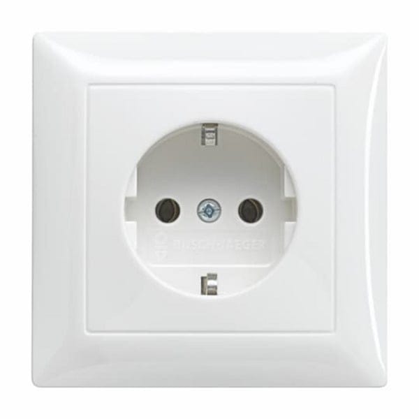 Busch-Jaeger SCHUKO Unterputz-Steckdose alpinweiß 20 EUJR-914 - 2CKA002011A6243