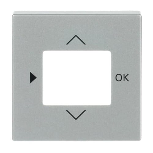 Busch-Jaeger Zentralscheibe alu/sil f.Timer-Bedienelem. 6435-83 - 2CKA006430A0305