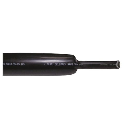 Cellpack Schrumpfschlauch dickwandig m.Kleber SRH3 130-34/1000 sw - 144863