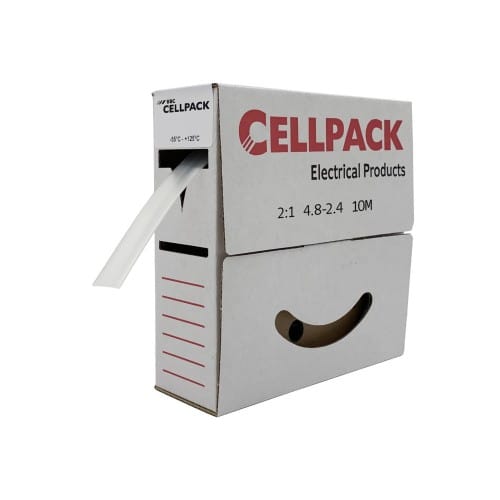Cellpack Schrumpfschlauch in Abrollbox 10m SB 4.8-2.4 tr - 127051