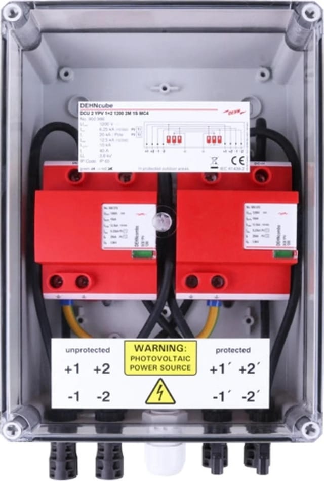 DEHN Generatoranschlusskasten für PV-Anlagen DCU2YPV1212002M1SMC4 - 900986