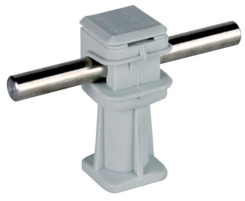 DEHN Leitungshalter grau H 36mm f. Rd 8mm M6 LH DS 8 H36 IGM6 GR - 204003