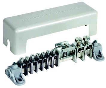 DEHN Potentialausgleichschiene 7x2,5-25qmm,FI40x5mm PASAHRK7X25 #563040 - 563040
