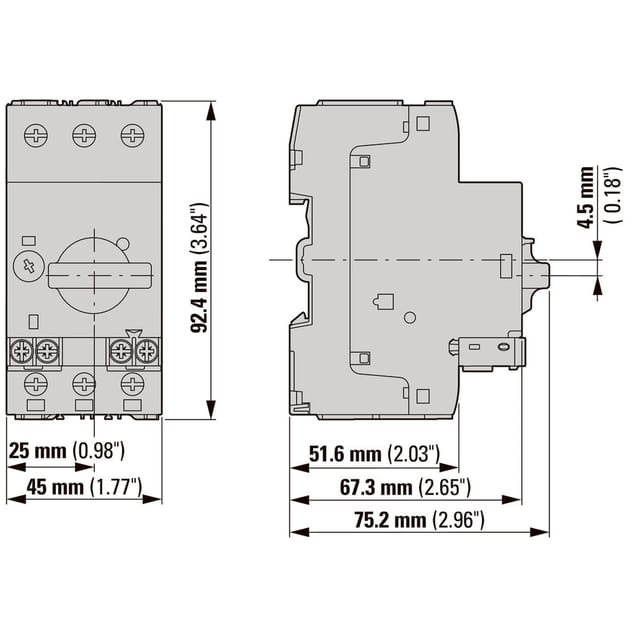 Eaton Hilfsschalterblock 1Ö+1S NHI-B-11-PKZ0 - 208277