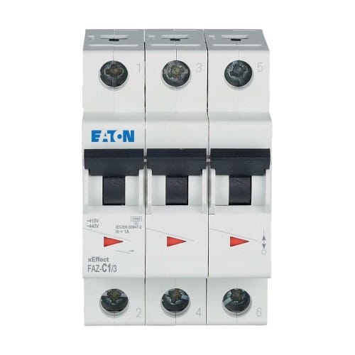 Eaton Leitungsschutzschalter C 1A, 3p FAZ-C1/3 - 278858
