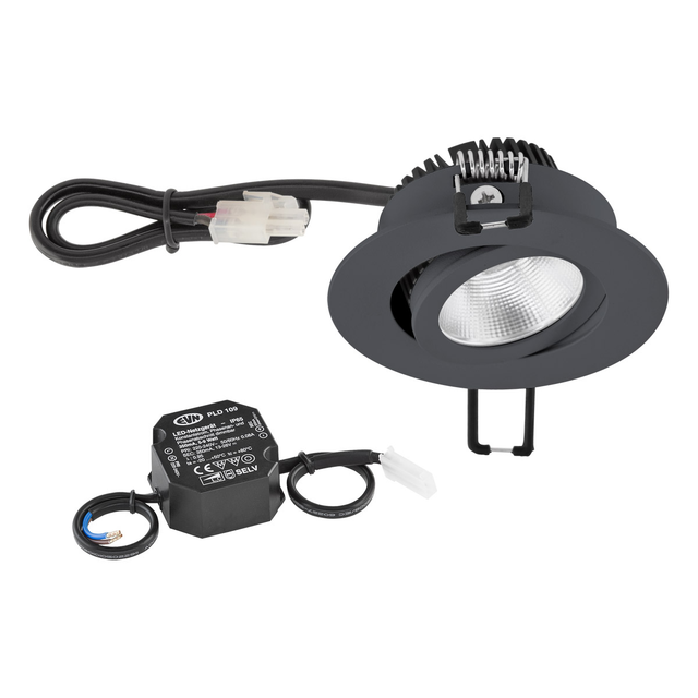 EVN Lichttechnik P-LED Deckeneinbauleuchte 230V 3000K 620lm PC20N61602 - PC20N61602