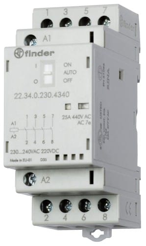 Finder Schütz 2Ö, 2S, 25A 22.34.0.230.4640 - 223402304640