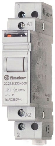 Finder Stromstoßschal.f.DIN-Schie 1S 20A 12VAC 20.21.8.012.4000 - 202180124000
