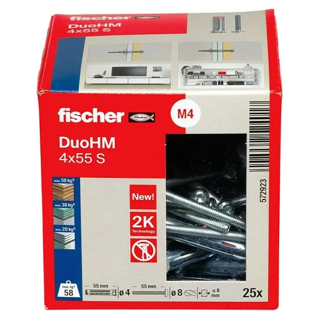 Fischer Deutschl. DUOPOWER DuoHM 4x55 S TX 572923 - 572923